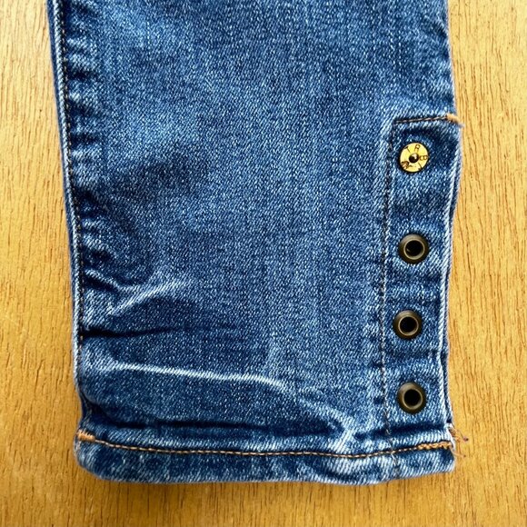 TRUE RELIGION CASEY LOW RISE SUPER SKINNY CROP WOMEN’S JEANS sz 26 Stretch - Picture 3 of 16